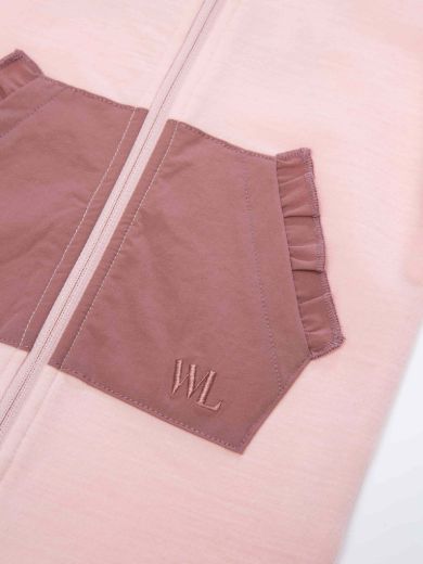 Bilde av WoolLand Bergen overall baby OldPink